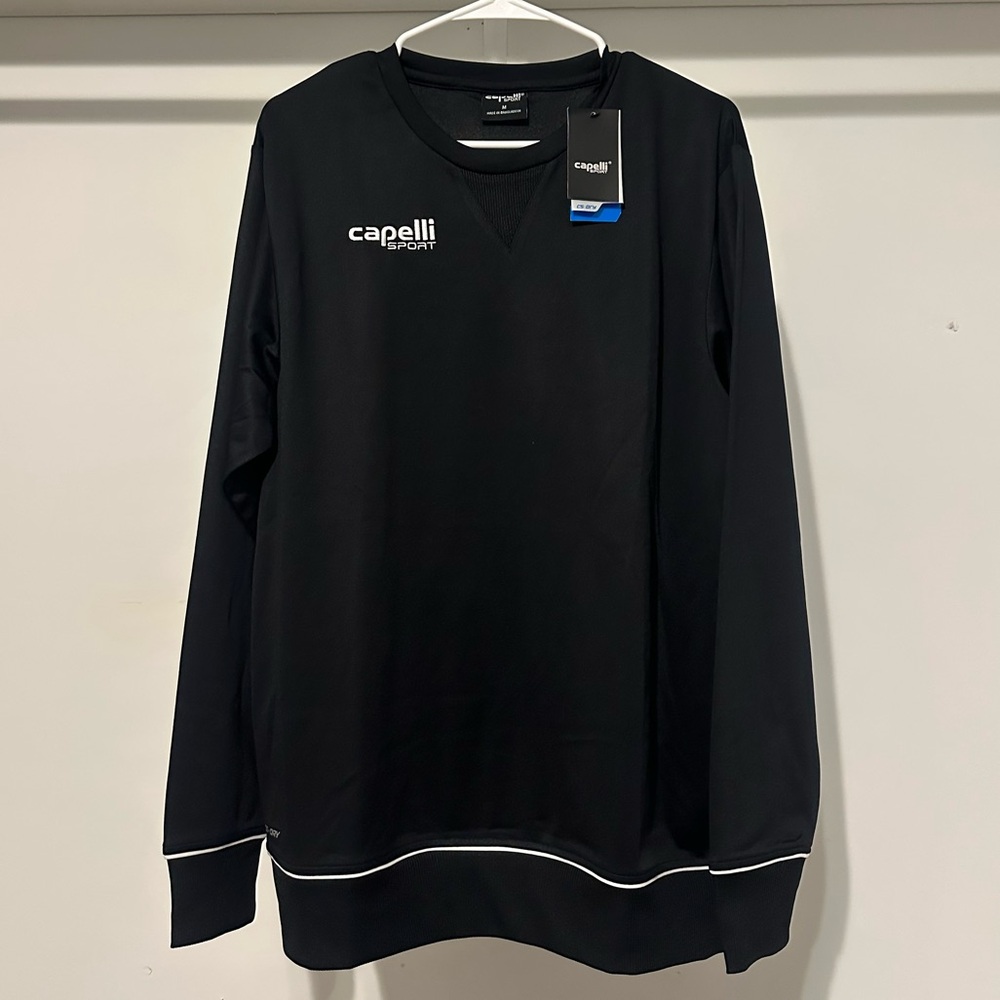 Men’s Capelli Sport - Black Crewneck Sports Pullover. BRAND NEW!!